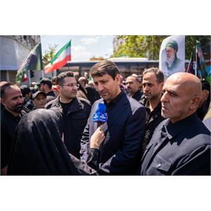 حضور وزیر ارتباطات در مراسم اربعین رهبر شهید