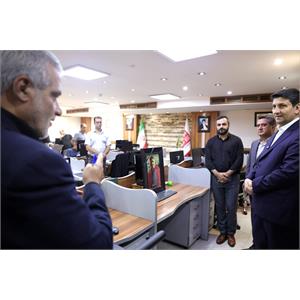 بازدید وزیر ارتباطات از خبرگزاری تسنیم به مناسبت روز خبرنگار